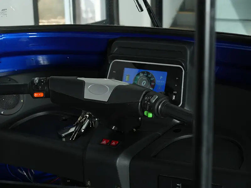 Cockpit of Electric Passenger Rickshaw