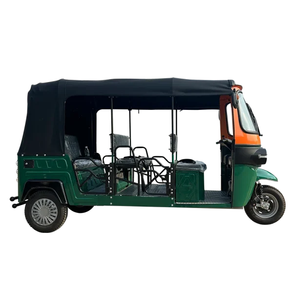 E7 Electric Passenger Rickshaw – Dual-Row Forward-Facing Seats | 6-Seater | 4kW Motor | High-Speed Model