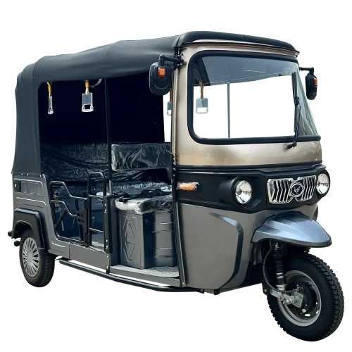 Tourist Tuk Tuk E6L Model – 6-Seater Face-to-Face Seating | 4kW Motor | Dual Swing Arm Suspension