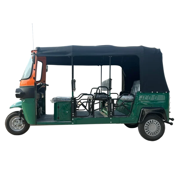 E7 Electric Passenger Rickshaw – Dual-Row Forward-Facing Seats | 6-Seater | 4kW Motor | High-Speed Model