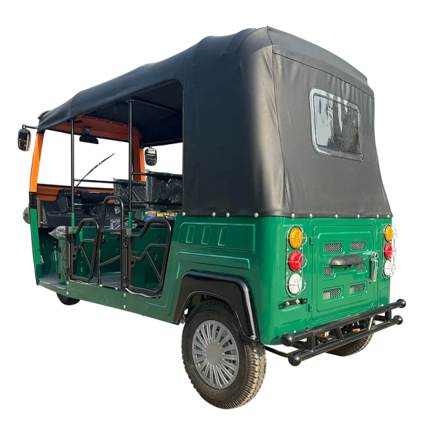 E7 Electric Passenger Rickshaw – Dual-Row Forward-Facing Seats | 6-Seater | 4kW Motor | High-Speed Model