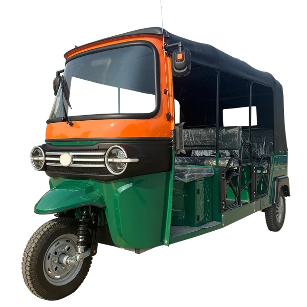 E7 Electric Passenger Rickshaw – Dual-Row Forward-Facing Seats | 6-Seater | 4kW Motor | High-Speed Model