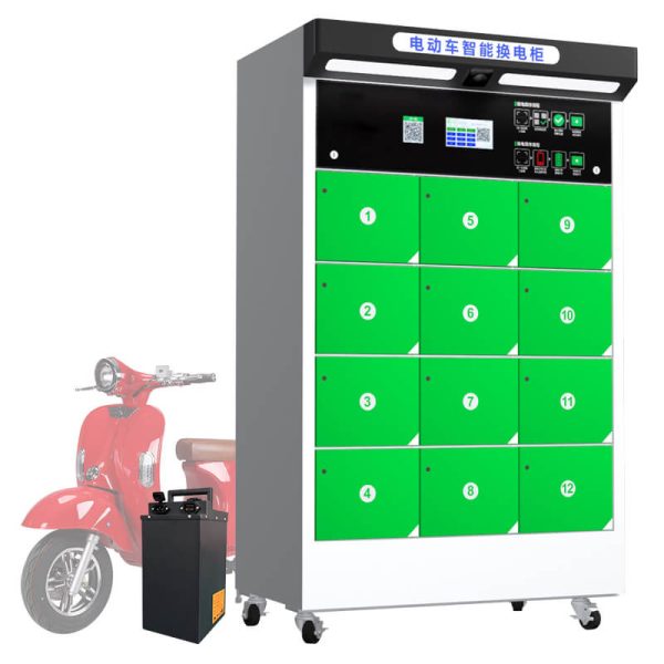 12-Slot EV Battery Swapping Station for Electric Vehicles (5) 12-Slot EV Battery Swapping Station for Electric Vehicles