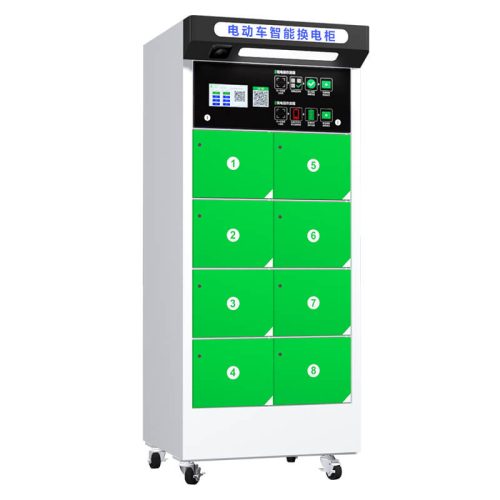 8-Slot EV Battery Swapping Station for Electric Vehicles